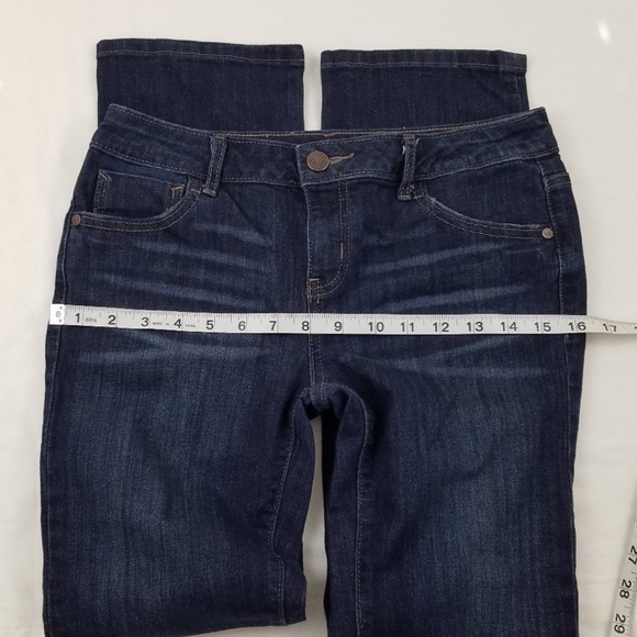 Simply Vera Wang Denim Roll Cuff Capri Pants - Picture 6 of 8